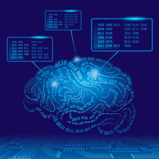 Brain Cyber Code 760+ The Brain Diagram Backgrounds Stock Illustrations, Royalty-Free ...