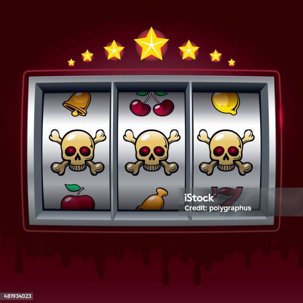 Gioco Pericoloso - Immagini vettoriali stock e altre immagini di Slot-machine - Slot-machine, Orrore, Spettrale