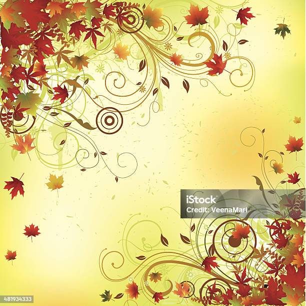 Fall Color Strip Background Fall Background Stock Illustration - Download Image Now - Autumn ...