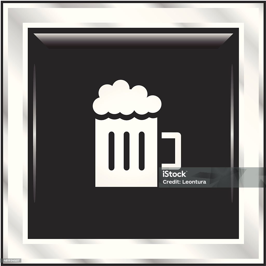Cerveza/The Blackest icono de serie - arte vectorial de Bebida libre de derechos