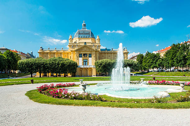 istock Art pavilion in Zagreb 481936038
