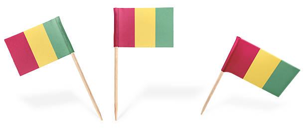 istock Various cocktail flags of Guinea isolated on white.(series) 481936586