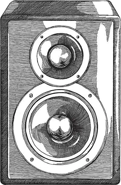 Vector illustration of Speakers