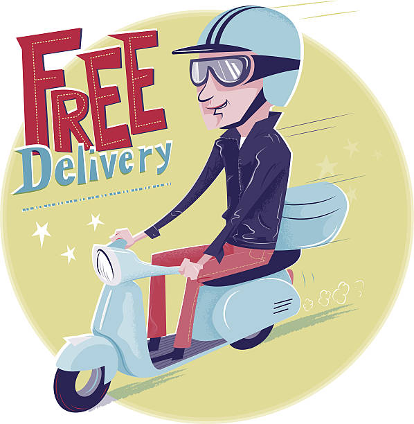 ilustrações de stock, clip art, desenhos animados e ícones de entrega gratuita - overnight delivery illustrations