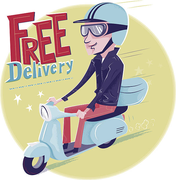 бесплатная доставка - overnight delivery illustrations stock illustrations