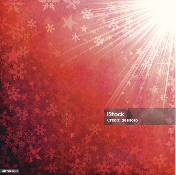 Vektor Weihnachten Sunburst Stock Vektor Art und mehr Bilder von Beleuchtet - Beleuchtet, Bildhintergrund, Blendenfleck