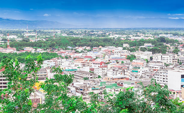 istock Looking from a high building to Burma 481943739