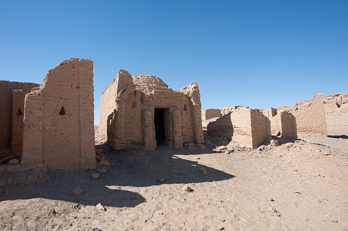 Al-Bagawat (El-Bagawat), an ancient Christian cemetery, one of the oldest in the world, Kharga Oasis, Egypt