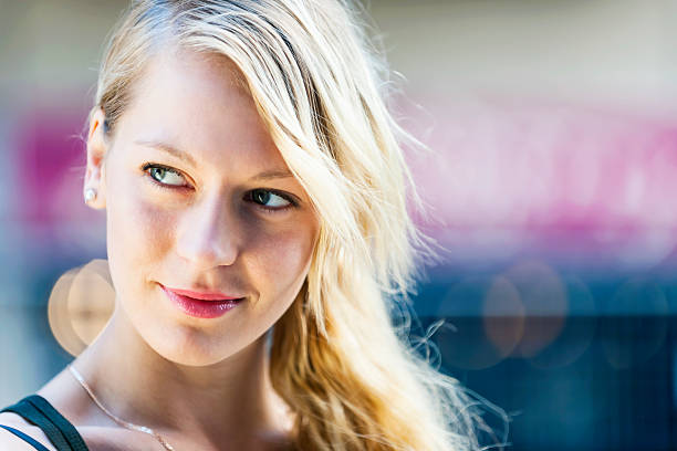 istock Young blond woman portrait 481945246