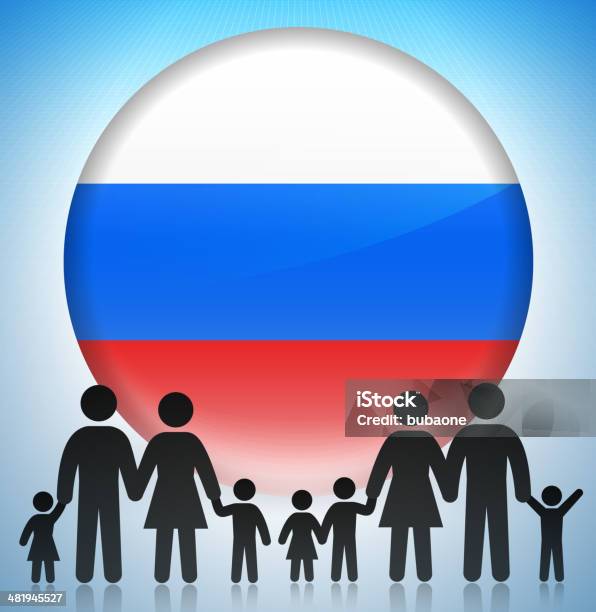 Ilustración de Rusia Concepto De Familia Barra Cifras y más Vectores Libres de Derechos de Abuelos - Abuelos, Adopción, Adulto