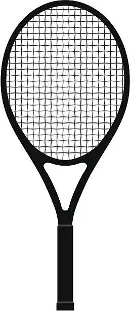 Vector illustration of Tennis Racquet