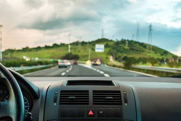 istock Cabin of a car in a highway 481946142