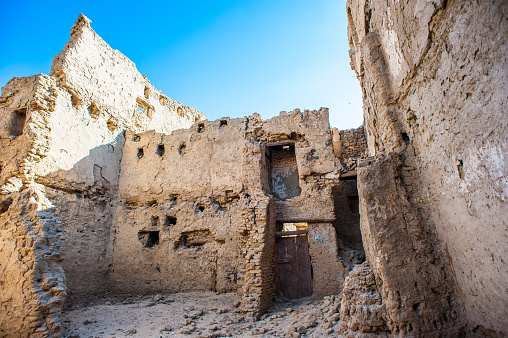 Al Qasr, old village in Dakhla Desert, Egypt