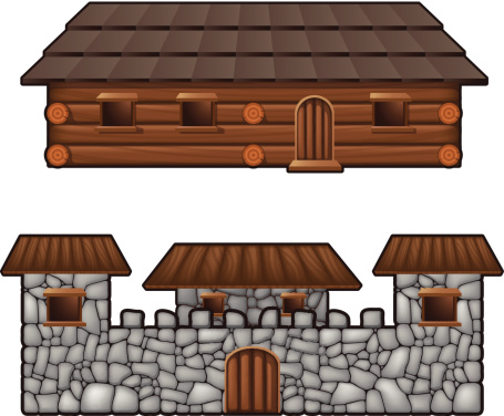 Medival housing - fort and barracks
