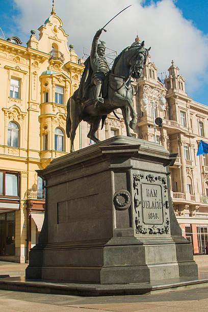 istock Statue of Ban Jelacic in Zagreb 481949910