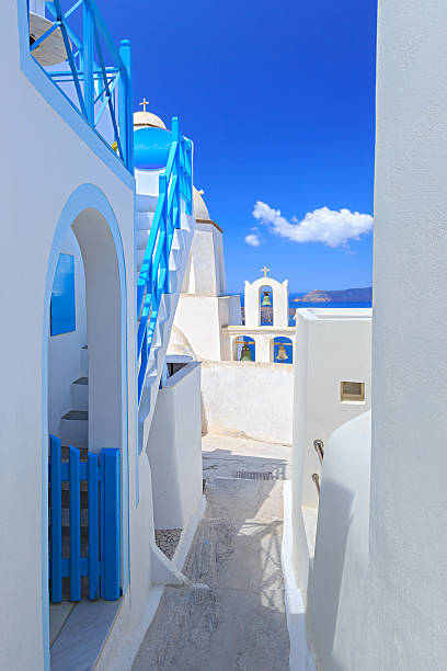 Santorini Greece stock photo