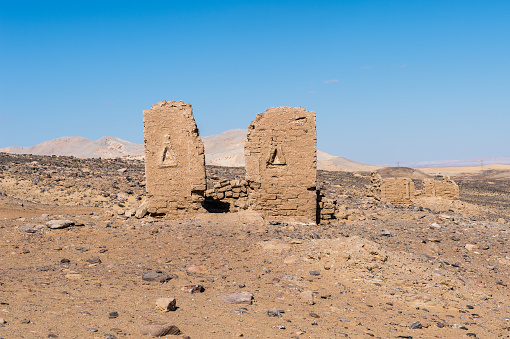 Tomb of the Al-Bagawat (El-Bagawat), an ancient Christian cemetery, one of the oldest in the world, Kharga Oasis, Egypt