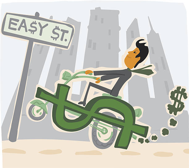 Easy Street - illustrazione arte vettoriale