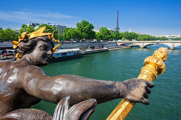 istock Pont Alexandre III Bridge and Eiffel Tower, Paris, France 481957916