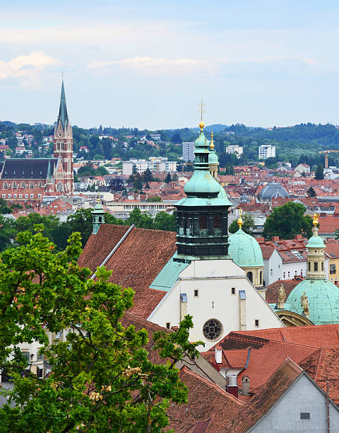 istock Aerial view of Graz, Austria 481958082