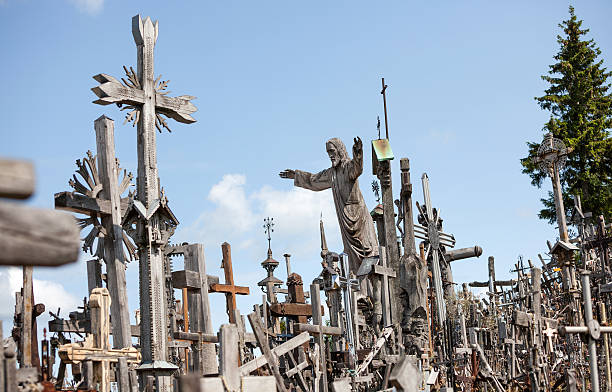 istock Hill of crosses 481958116