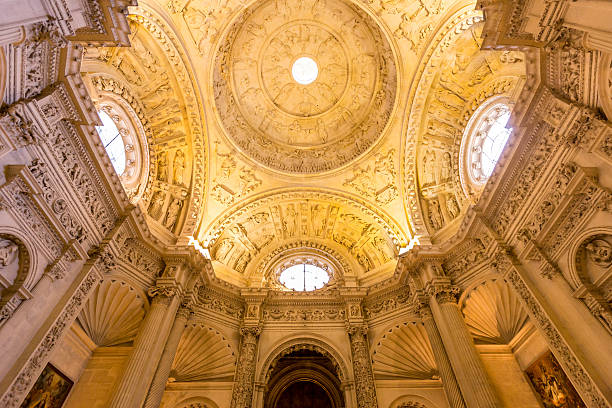 Interior facade of The Cathedral of Saint Mary of the See