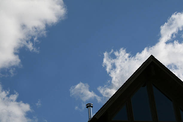 istock Roof peak against sky 481958704