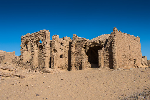 Al-Bagawat (El-Bagawat), an ancient Christian cemetery, one of the oldest in the world, Kharga Oasis, Egypt