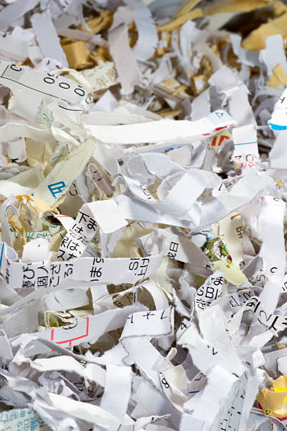 istock Japanese shredder scraps 481963618