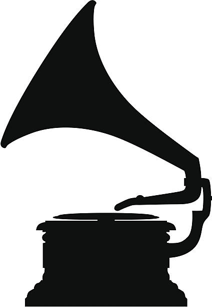 grammofon - grammophon stock-grafiken, -clipart, -cartoons und -symbole