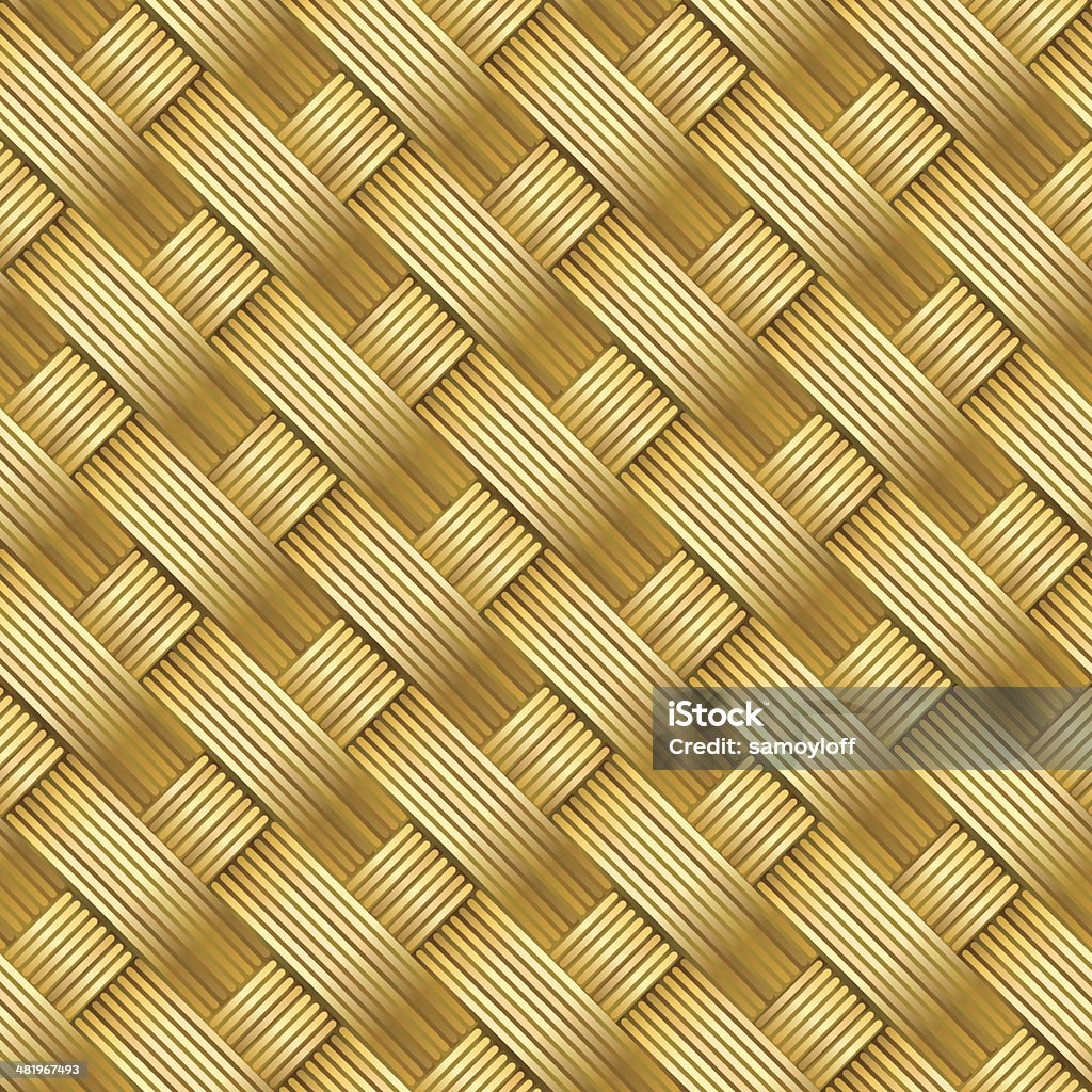 diagonal Jogo Americano de Palha textura sem costura - Royalty-free Esteira de Praia arte vetorial