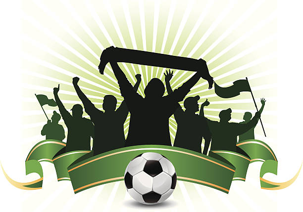 サッカーファン - silhouette trophy sport success点のイラスト素材／クリップアート素材／マンガ素材／アイコン素材