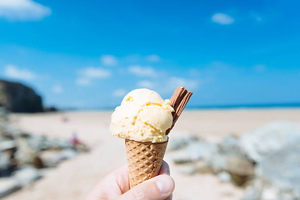 istock Summer Holiday Ice Cream at the Beach 481968896