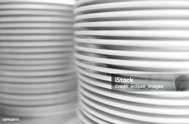 Dinner Plates Stock Photo - Download Image Now - 2015, Ceramics, Crockery