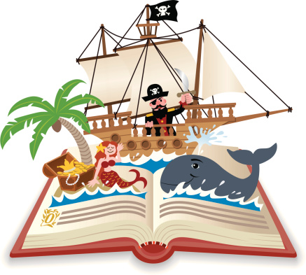 A very fun pop up book with a story adventure on the sea