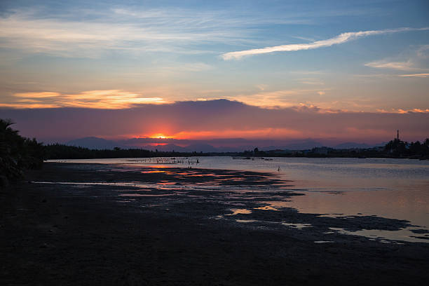 istock Sunset over the river in Vietnam 481969838