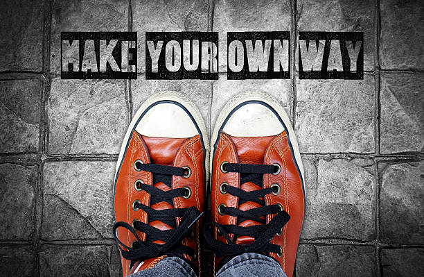 istock Make your own way, Inspiration quote 481970124