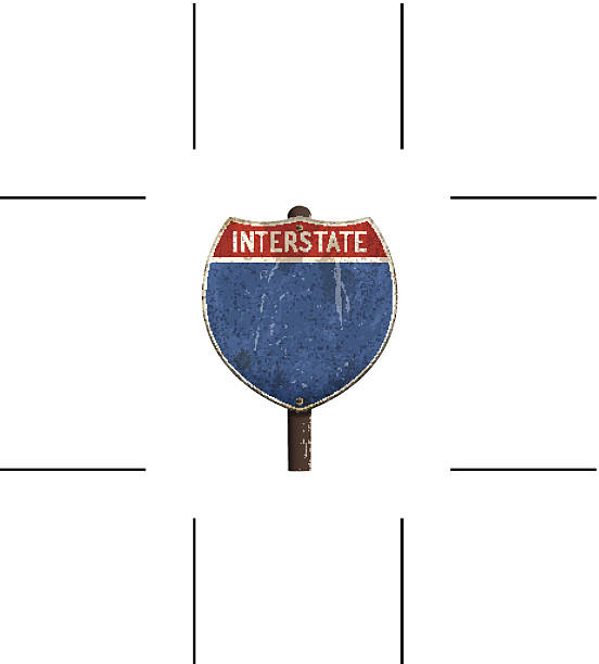 vintage USA interstate road sign. Individual elements and textures. CMYK EPS10 file with transparencies. Grouped elements for easy editing. Zip includes CS3 AI file.  http://i161.photobucket.com/albums/t234/lolon5/roadsigns.jpg 