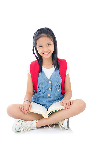 istock Cheerful asian school child 481978394