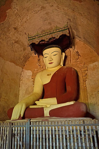 istock Buddha statue into the temple. Bagan, Myanmar (Burma) 481979726