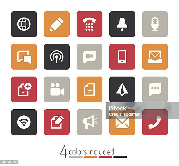 Communication Icons エコーシリーズ - テキストメッセージのベクターアート素材や画像を多数ご用意 - テキストメッセージ, 紙飛行機, 記号