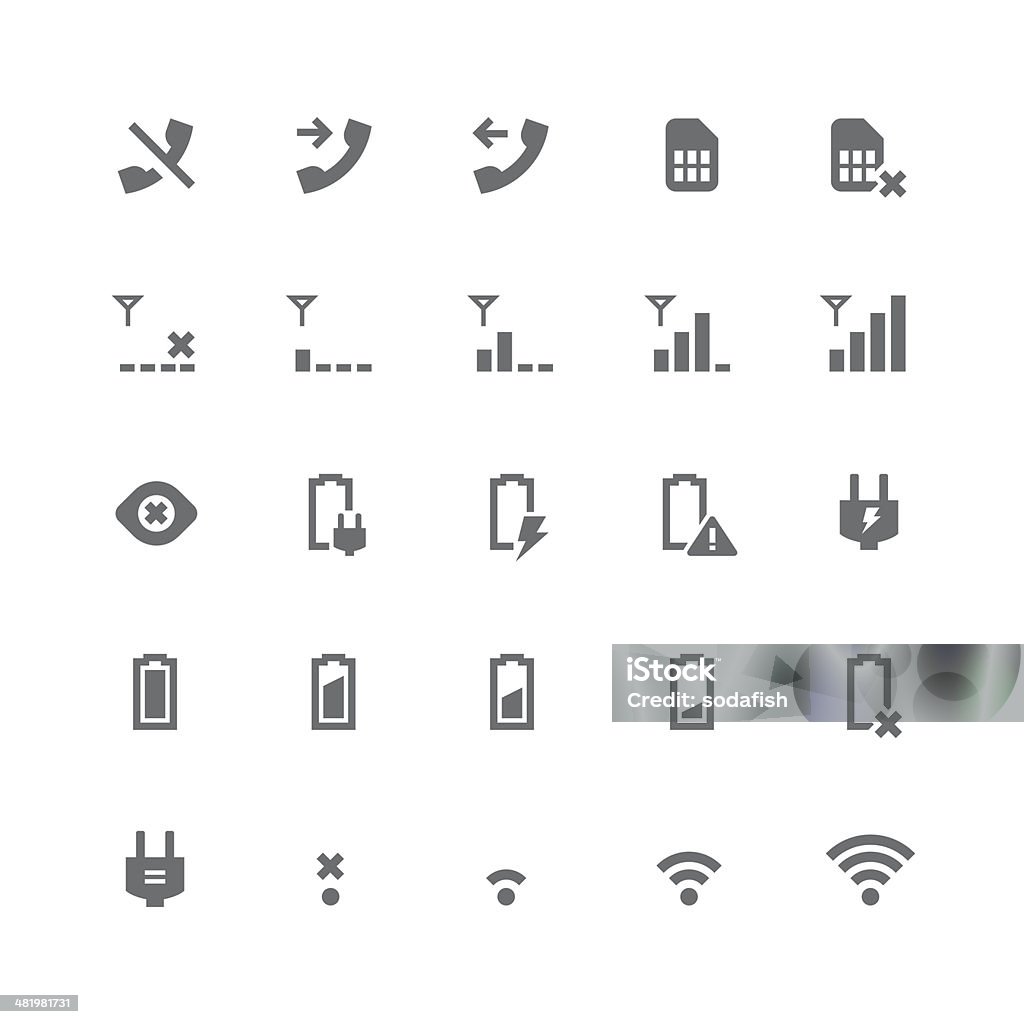 Indicator icons | retina series http://www.tomnulens.be/istock/newbanners/retinaseries.jpg No Signal Sign stock vector