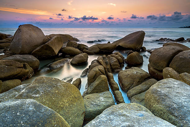 istock Long Exposure of Sunset at the sea 481982088