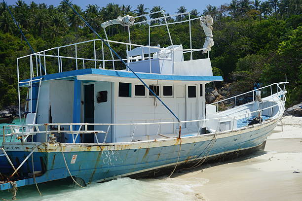 istock Fishing boat at Racha Island, Andaman Sea 481982950