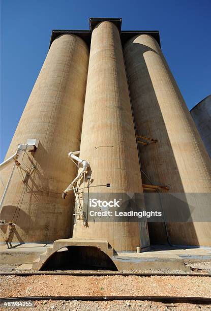 Grãos Silos Na Austrália - Fotografias de stock e mais imagens de Agricultura - Agricultura, Austrália, Betão