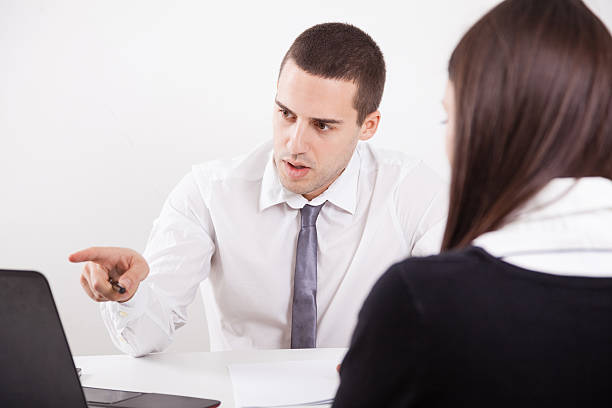 istock Young businessman on meeting 481984361