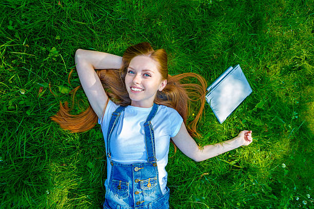 istock Beautiful smiling red-haired young woman 481986756