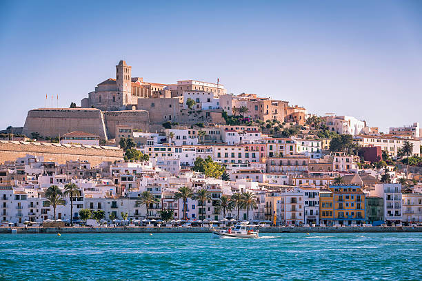 istock Ibiza Eivissa old town city view, Spain 481987094