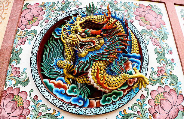 istock Dragon sculpture in Thailand temple 481988513