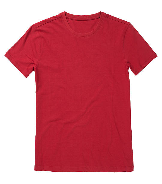 t-shirt - red t shirt imagens e fotografias de stock